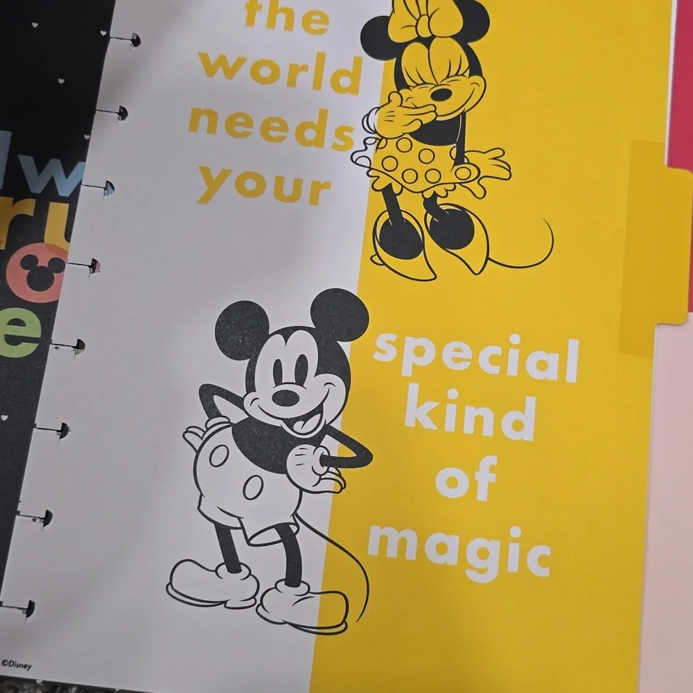 The Happy Planner Disney Mickey Mouse Planner Paper, Accessories & Extension Pck